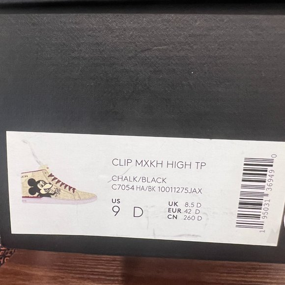coach Disney Mickey Mouse X Keith Haring Clip High Top Sneaker c7054 - Picture 7 of 7